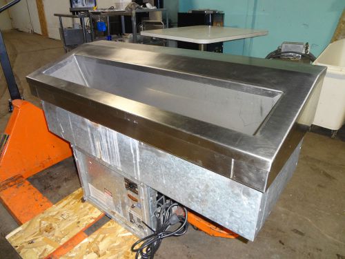 Hd commercial &#034;atlas metal industries&#034; ss refrigerated condiment drop in well for sale