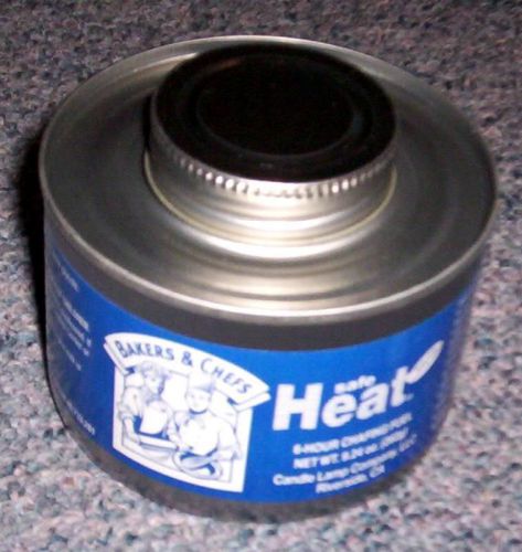 Bakers &amp; Chefs Safe Heat 6-hr Chafing Fuel-Buffet,Cooking,Camping,Emergency-BIN