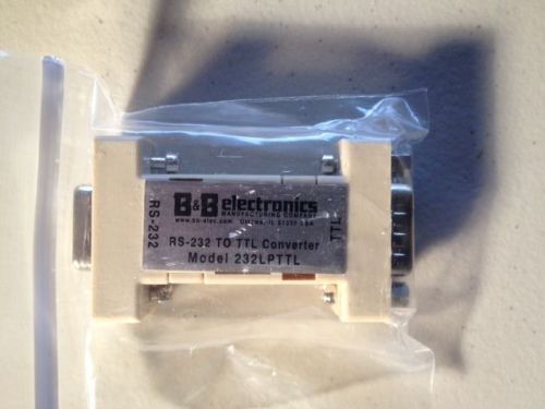 B&amp;B Electronics RS-232 to TTL Converter Model 232LPTTL New in Bag