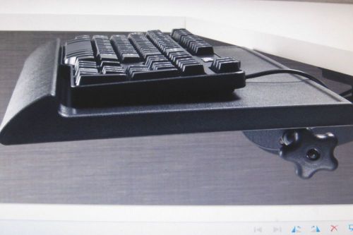 Herman Miller Keyboard Tray - tilt and swivel w/ mounting bracket BONE COLOR