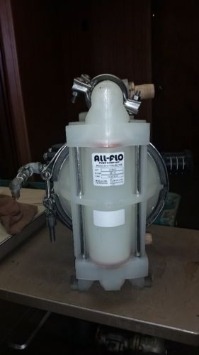 All-Flo -1&#034; / 25 mm Air-Operated Plastic Double-Diaphragm Pump AODD Liquid BK-10