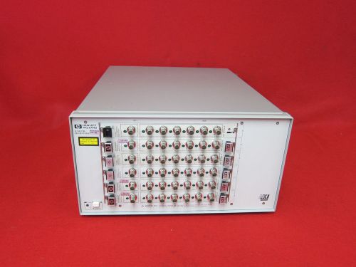 HP/ Agilent E1421B VXI Mainframe W/ 3- E1752A &amp; 3- E1750A Amplifier Modules
