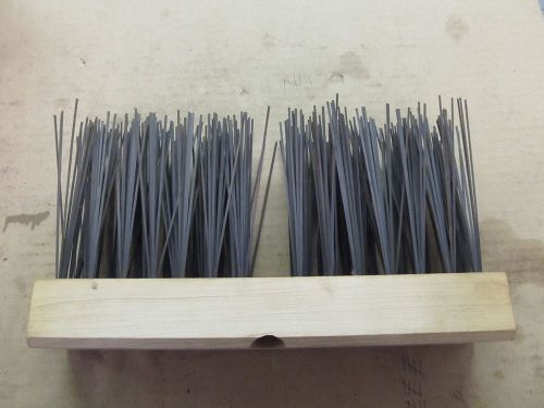 Steel Bristle 12-1/4&#034; Long x 2-1/2&#034; Block Advance Brush 2050, 5&#034; Trim Length
