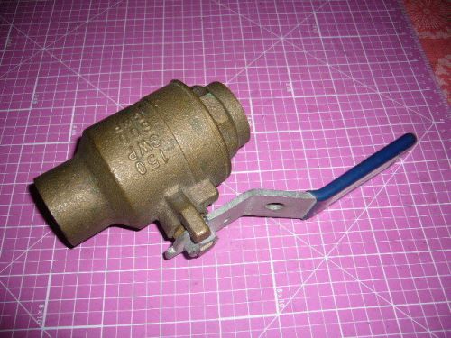 Ball Valve, Copper sweat on, 1 inch, 150 SWP, 600 CWP, Unused item