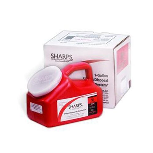 Sharps 1 Gallon Disposal By Mail System -  -  Needle Disposal Container Pre-Paid