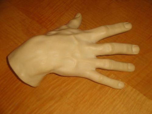 40&#039;S SCULPTURE HOUSE NEW YORK LARGE VERY DETAILED MANNEQUIN HAND HARD RUBBER