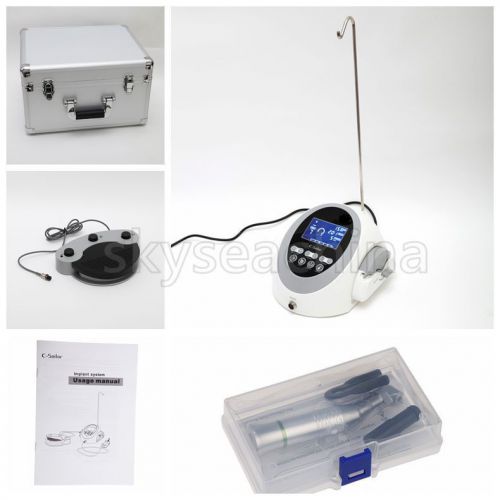 Dental implant surgical brushless motor led screen + reduction 20:1 contra angle for sale