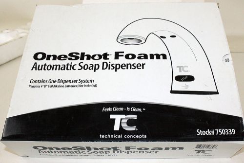 TC Technical Concepts OneShot Foam Automatic Soap Dispenser #750339 New In Box