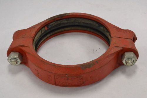 VICTAULIC 75 168.3 PIPE JOINTING COUPLING WITH GASKET FLEXIBLE 6 IN B305219
