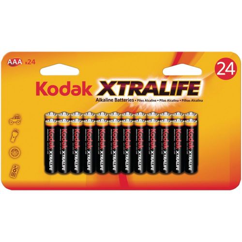 Brand new - kodak k3a-24 30664197 xtralife(tm) alkaline batteries (aaa; 24 pk) for sale