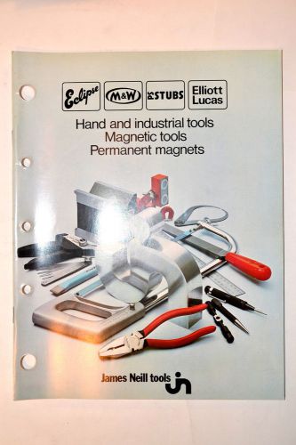 Neill hand &amp; industrial tools magnetic chucks catalog elliott lucas pliers rr737 for sale