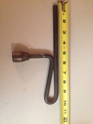Antinque bent rod 3/4 inch Hex lug nut wrench. 9 3/4 long and 4 3/4 wide.