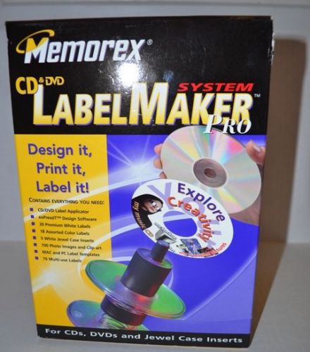 Memorex CD &amp; DVD Label Maker New