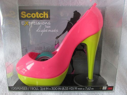 SCOTCH EXPRESSIONS TAPE DISPENSER HIGH HELL ~ STILETTO BRAND NEW