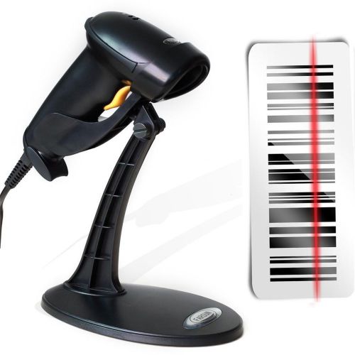 New portable handheld usb port laser barcode scanner bar code reader for pos usa for sale