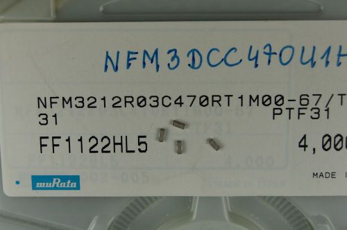 20pcs NFM3DCC470U1H3B previous NFM3212R03C470R feed trough capacitors MURATA