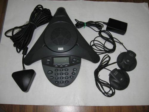 Cisco CP-7936G VoIP Conference IP Phone + 2 External Mics 7936 Polycom station