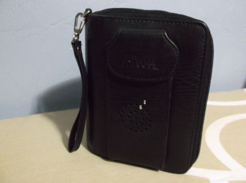 Carry-All Black with A to Z address and info pages, credit cards spaces, Pen hol