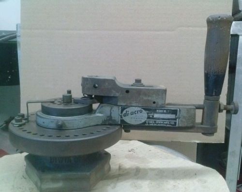 Di-Acro Rotary  Hand Bender # 1 Metal Fabricating Equipment.