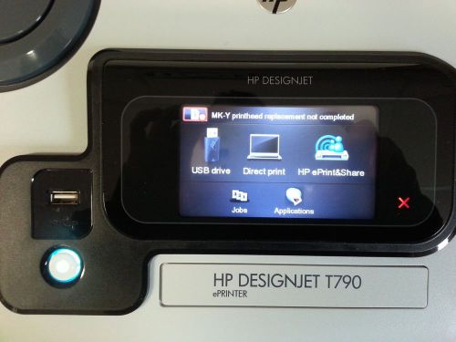 HP DESIGNJET T790- MODEL C649A-LARGE FORMAT PLOTTER