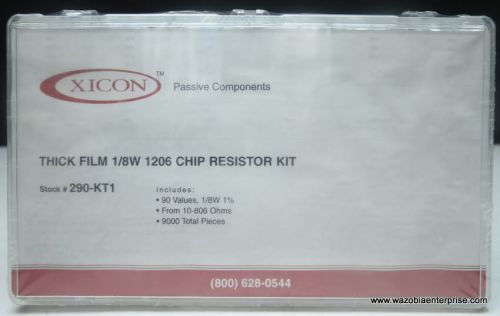 XICON PASSIVE THICK FILM 1206 CHIP RESISTOR KIT 290-KT1