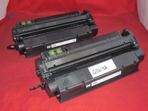 (Lot 2) Q2613A Genuine HP Black Toner Open Box LJ 1300  1300n  1300xi