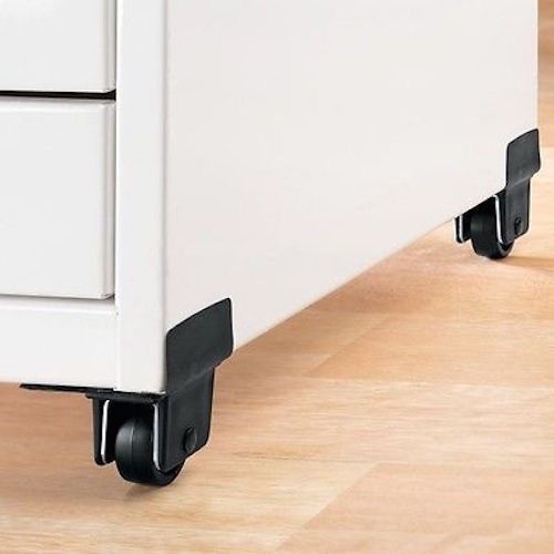 Set of 4 Self Adhesive Instant Furniture Wheels File Cabinet Book Case Casters