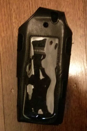Motorola Iridium leather carry case \ pouch \ holster for 9555 Satellite Phone
