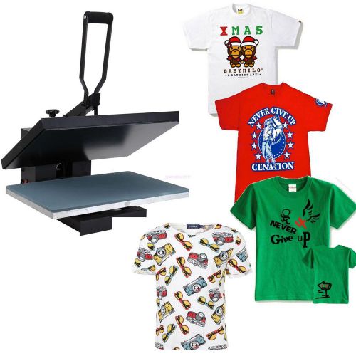 16&#034; x 24&#034; clamshell t-shirt heat transfer press sublimation machine printer for sale