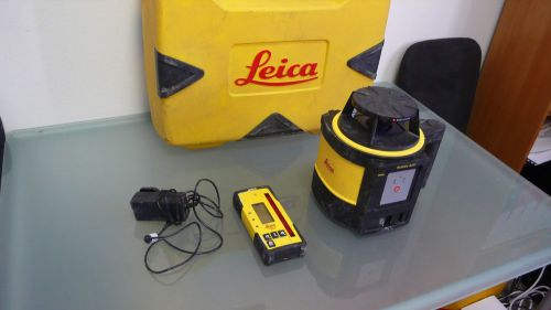 LEICA Rugby 810 rotary laser level calibrated with RodEye 160 Digital receiver