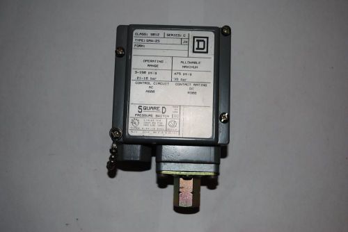 new Square d GAW-25 Pressure Switch class 9012 series c 3 - 150 psig max 475 psi