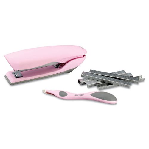 Velvet touch no-jam stapler, 20-sheet capacity, pink for sale