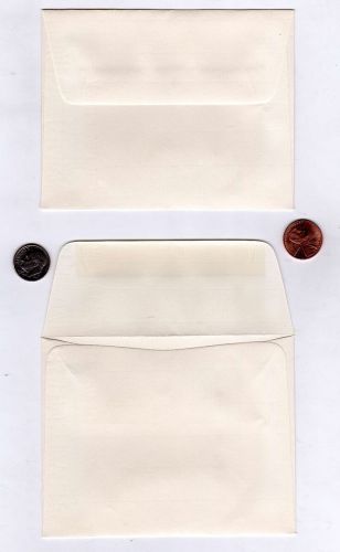60 Small 4-3/4&#034; X 4-3/4&#034; white envelopes with gum flaps
