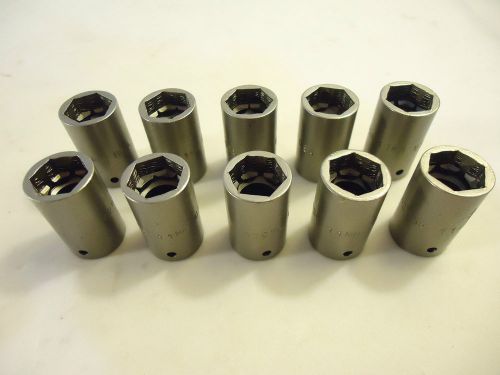 Non-Magnetic Impact Sockets, 10 pcs, 1/4” Drive X 11 mm Hex, Hanson, USA, #93654