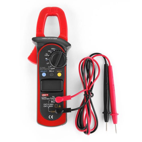 Ut204 digital clamp multimeter 4000count ac dc current 400a voltage tester meter for sale
