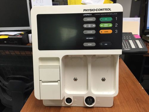 Physio-Control LifePak 9 Cardiac Monitor Defib w/paddles