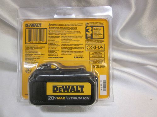 New Dewalt 20v max lithium ion battery pack