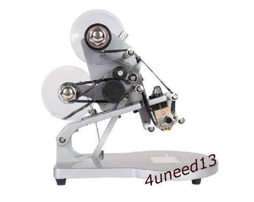 Manual Number Words Date Hand Operated Hot Stamp Printer Coding Machine