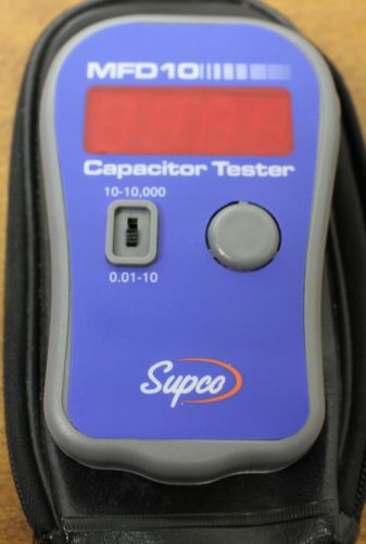Supco MFD10 Capacitor Tester w/ Leather Softcase