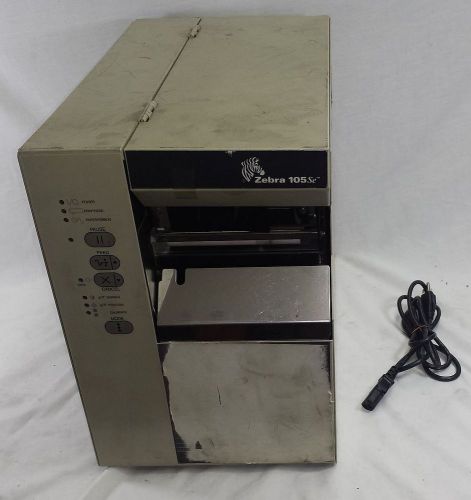 ZEBRA 105Se THERMAL TRANSFER DEMAND PRINTER AS IS parts INCOMPLETE