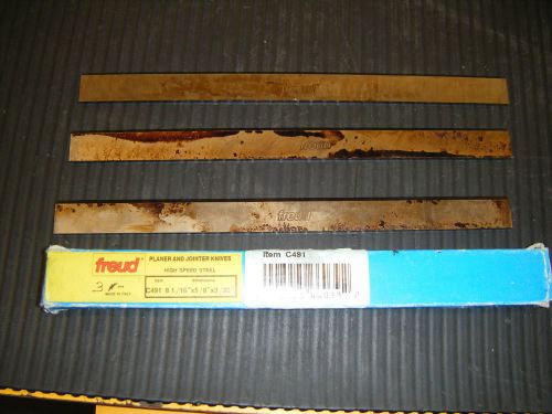 Freud Planer And Jointer Knives C491  8 1/16&#034; X 5/8&#034; X 3/32&#034;