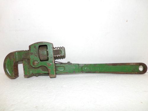 Vintage 14 Inch Penens Corp. Chicago No. 4114 Adjustable Pipe Wrench DROP FORGED