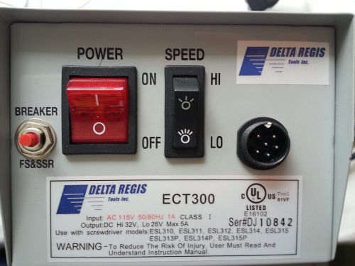 Delta Regis ECT300 Torque Drive Power Supply