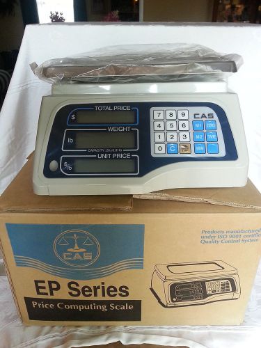 Cas ep-10 price computing digital scale.   deli, grocery, produce   brand new! for sale