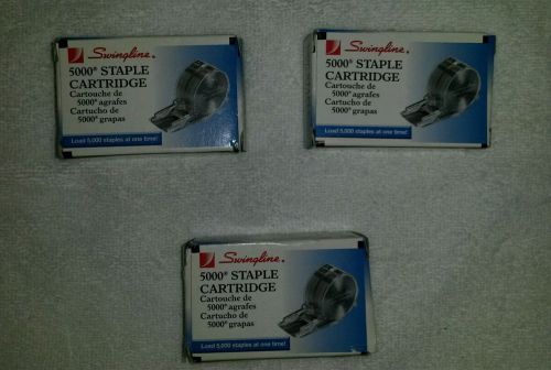 Swingline 5000 Staple Cartridge - Stock # 50050 - New Lot of 3