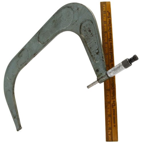 Vintage outside micrometer no. 61v by shardlow sheffield, england 11-12&#034; range for sale