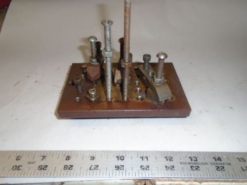 MACHINIST TOOLS LATHE MILL Machinist Tool Makers Set Up Plate Fixture and Clamps