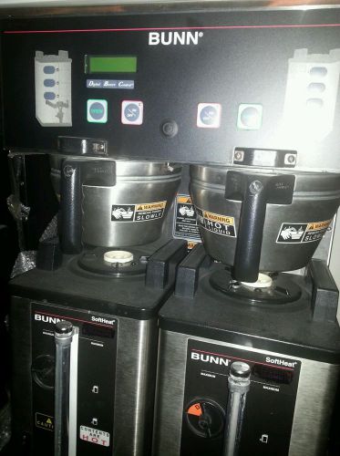 BUNN AXIOM Dual DBC SH Commercial Coffee Satellite Brewer with Steel Server USED