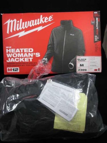 Milwaukee 2399 M M12 12V Heated Women&#039;s Jacket Kit  Size Medium w/Battery Holder