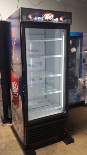 Single door reach in cooler refrigerator brand new 27 cu for sale